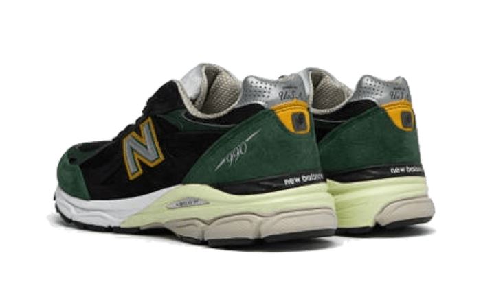 New Balance 990 V3 Black Green Yellow