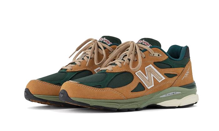 New Balance 990 V3 Made In USA Brown Olive