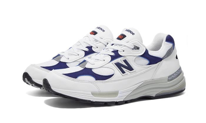 New Balance 992 White Navy
