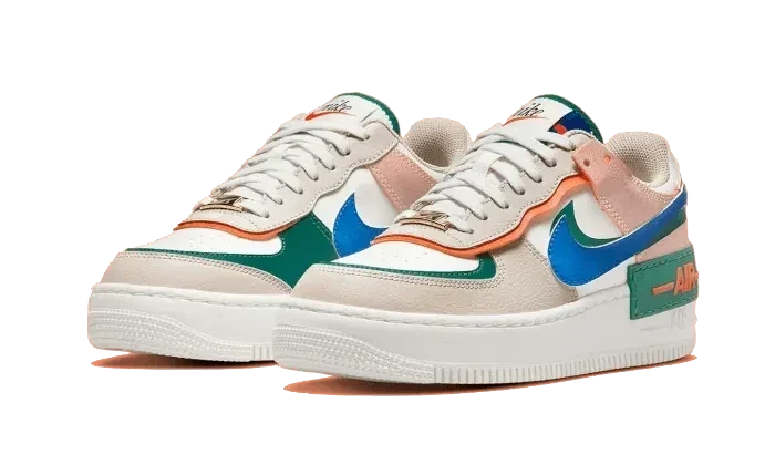 Nike Air Force 1 Shadow Sail Signal Blue Green