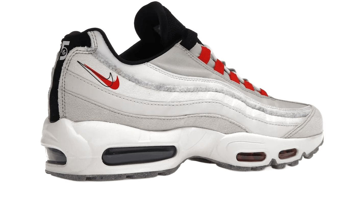 Nike Air Max 95 Light Bone Habanero Red