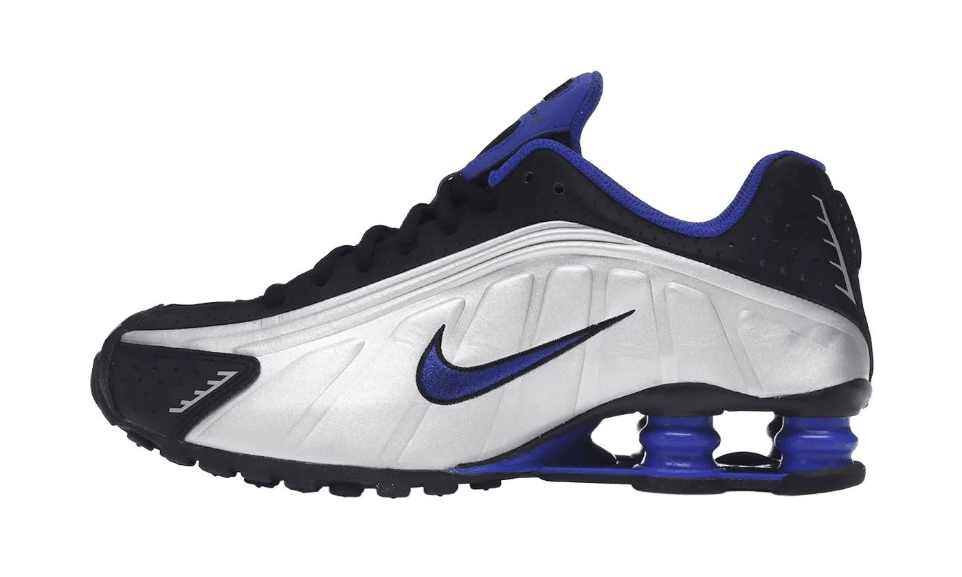 Nike Shox R4 Racer Blue Metallic Silver
