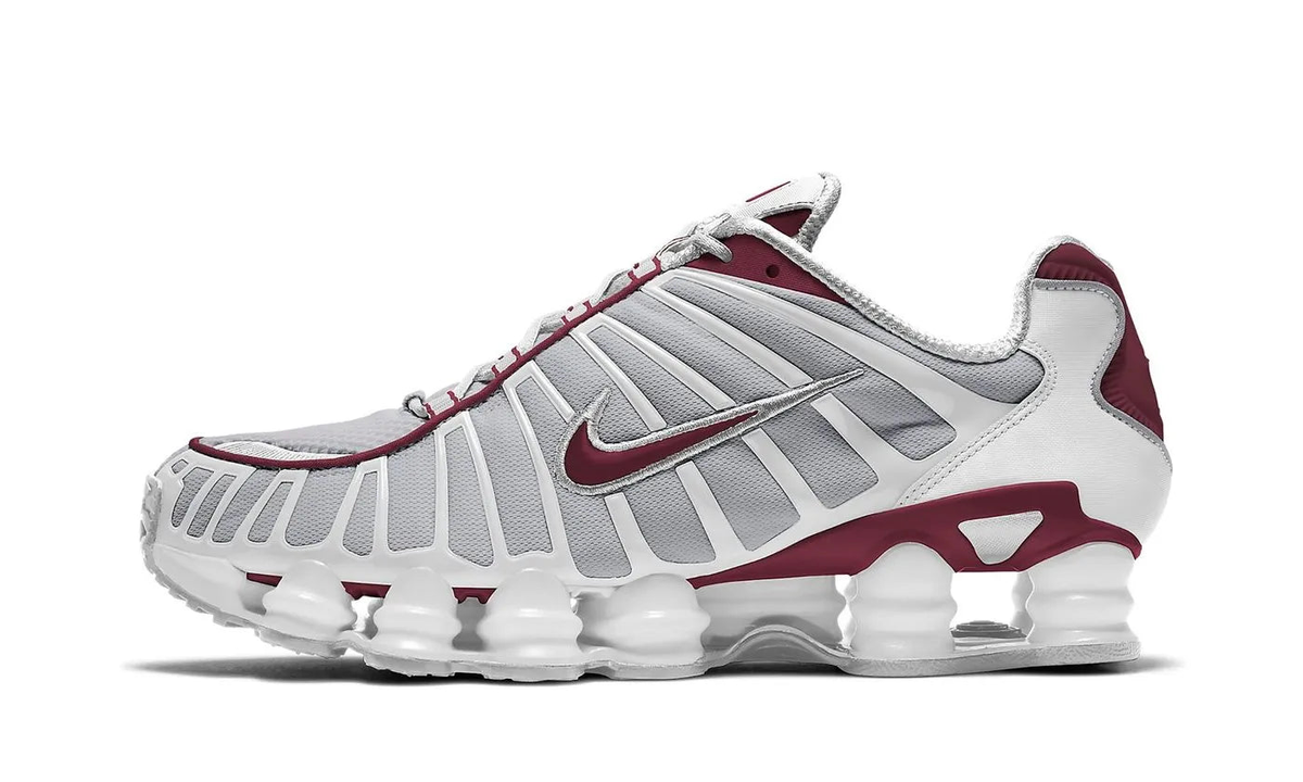 Nike Shox TL Neutral Grey Team Red