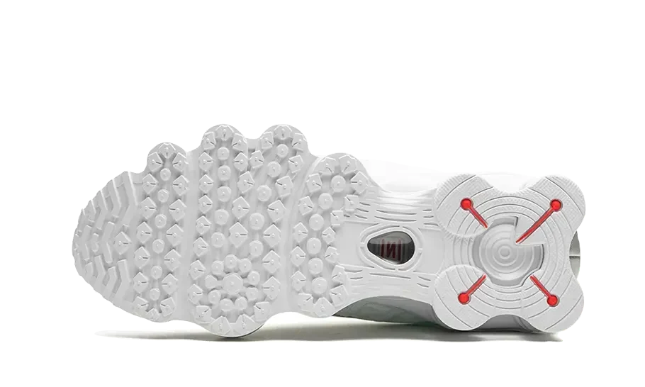 Nike Shox TL White Metallic Silver Max Orange